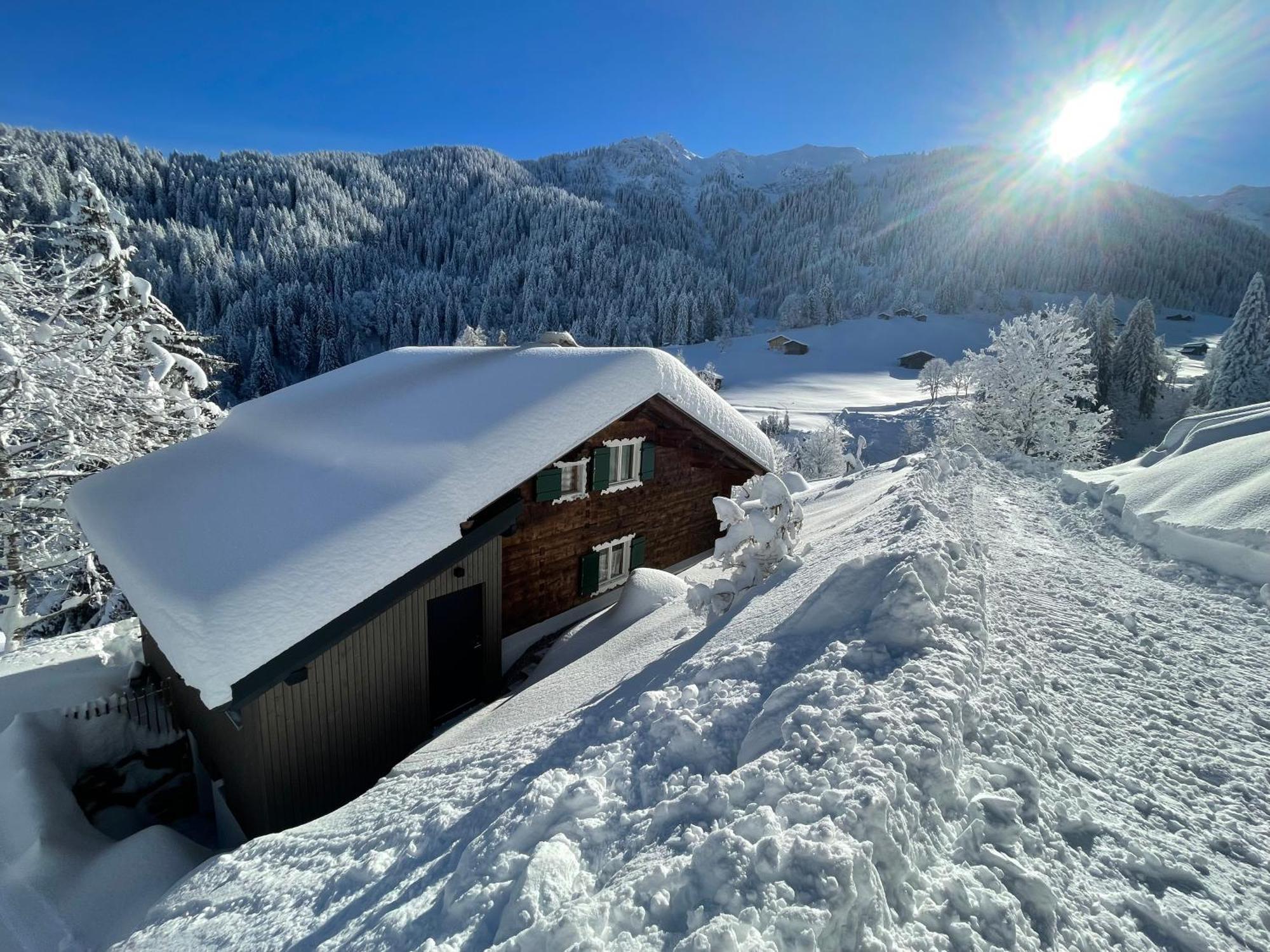 Alpenchalet Piz Huesli Tschagguns Exteriör bild